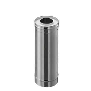 (GS) Труба-термо 1,0м, 120х200, AISI 430/430, 1,0мм/0,5мм, (К) с керамоволокном