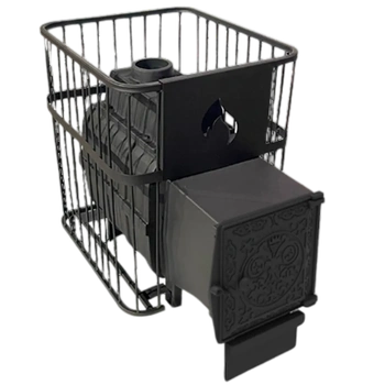 Печь чугунная для бани Воевода - 20 лайт чугунная ДТ-4 сетка прут, шт