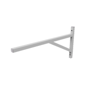 Опора стеновая  400х1000, Ст3 40х20х1,5мм, серая, шт
