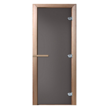 Дверь DoorWood Графит матовый "Затмение" 190х70 (коробка листва), шт