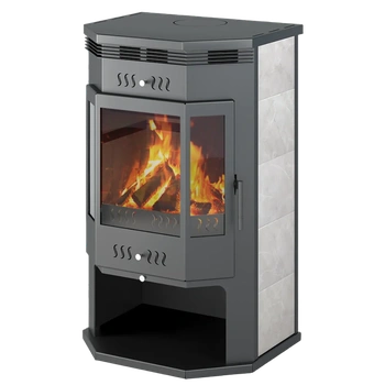 Печь-Камин ASTON 12 кВт (200 м3) Призматик