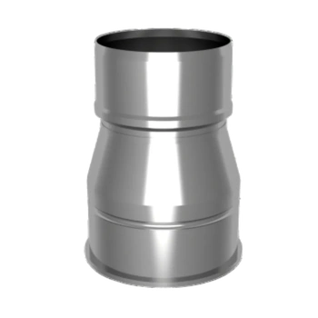 Переходник ф 135х115, AISI 439/1,0мм, h=180мм, риф