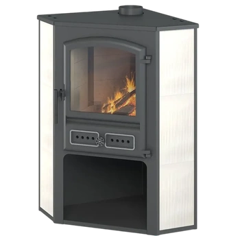 Камин ЭТНА (БКД) угловой "Бежевый" Ø 115мм, шт