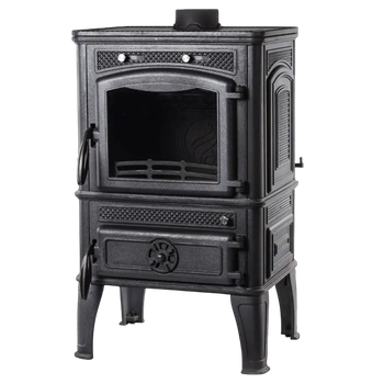 Печь - камин Dacha II чугунная с варочной поверхностью