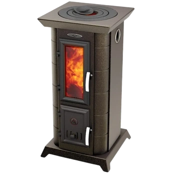 Печь - камин ТМФ Статика Тетра черная бронза, шт