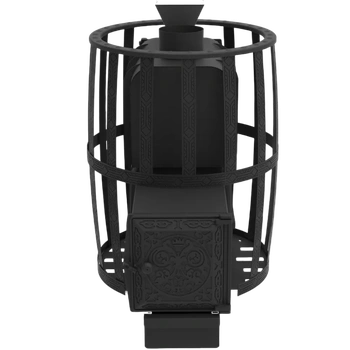 Печь чугунная для бани Воевода 20 (ДТ-4 Сетч.кожух) ЗАКРЫТАЯ КАМЕНКА, шт