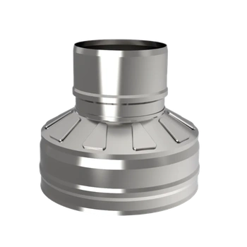 (GS) Оголовок-переход 120х200, AISI 430/430, 0,5мм/0,5мм, (К), тип-2, шт