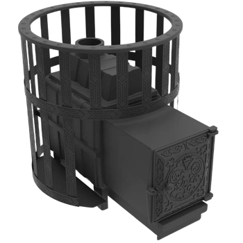 Печь чугунная для бани Воевода 20 (ДТ-4 Сетч.кожух), шт