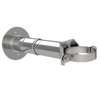 (GS) Кронштейн стеновой, телескопический 40-75, 200, AISI 430/0,8мм, шт