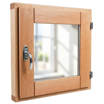 Оконный блок 40х40 стеклопакет (ольха) Cooper