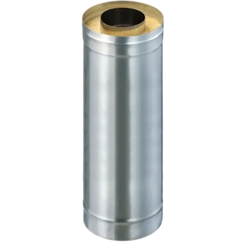 Сэндвич-труба 1,0м, ф 160х220, AISI 439/Оц, 1,0мм/0,5мм, (K), шт