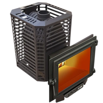 Печь Пегас 26 NEXT панорама сетка премиум